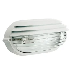 Applique da parete Sovil Palpebra da esterno E27 max.60 W bianco