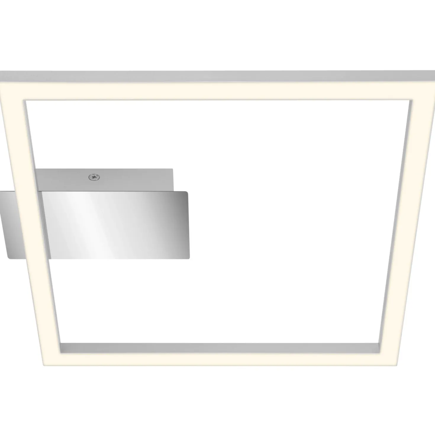 Applique Frame LED 1400 lm bianco caldo 26,5x25 cm cromo opaco