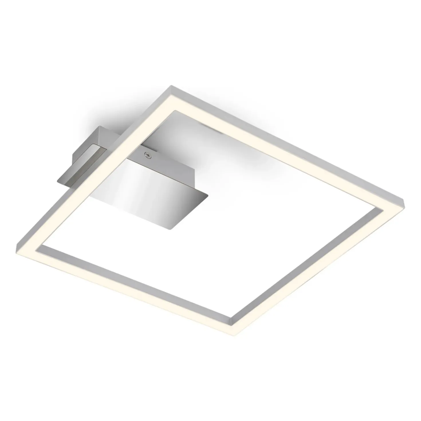 Applique Frame LED 1400 lm bianco caldo 26,5x25 cm cromo opaco