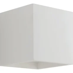 Applique Intec Rubik 11,5x11,5 cm bianco