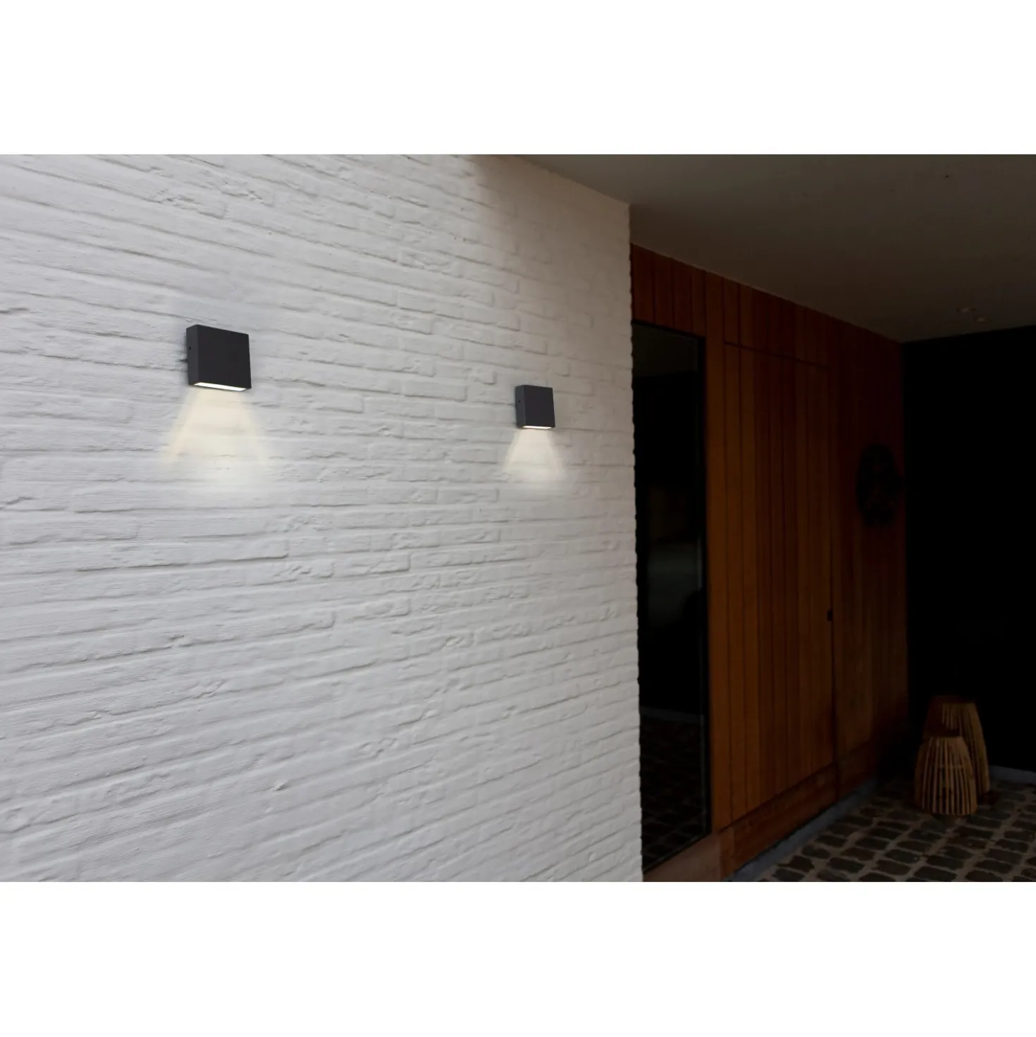 Applique LED da esterno Gemini 750 lm 4000 K grigio
