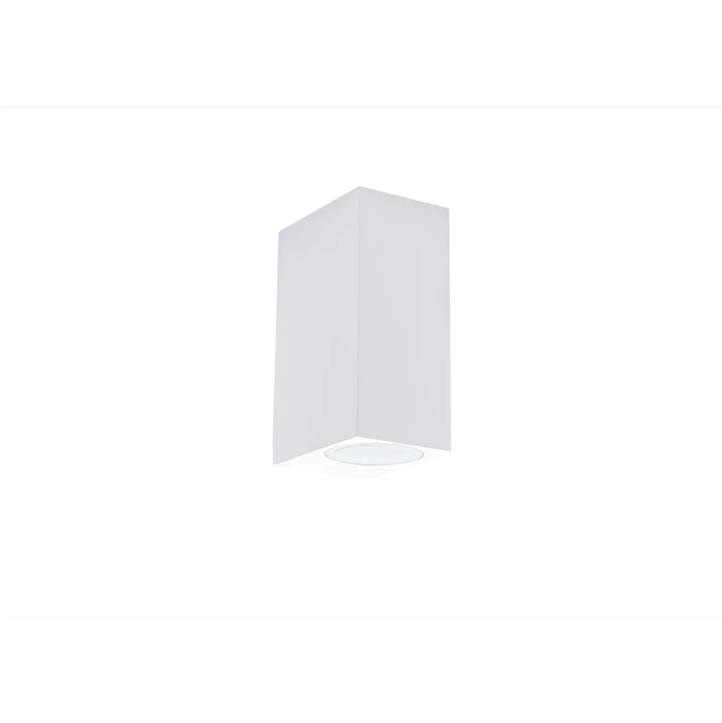Applique LED da parete AXO quadrata bidirezionale bianca GU10 68x92 mm