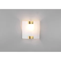 Applique LED da parete Pura in vetro 370 lm Bianco Caldo 20x20 cm