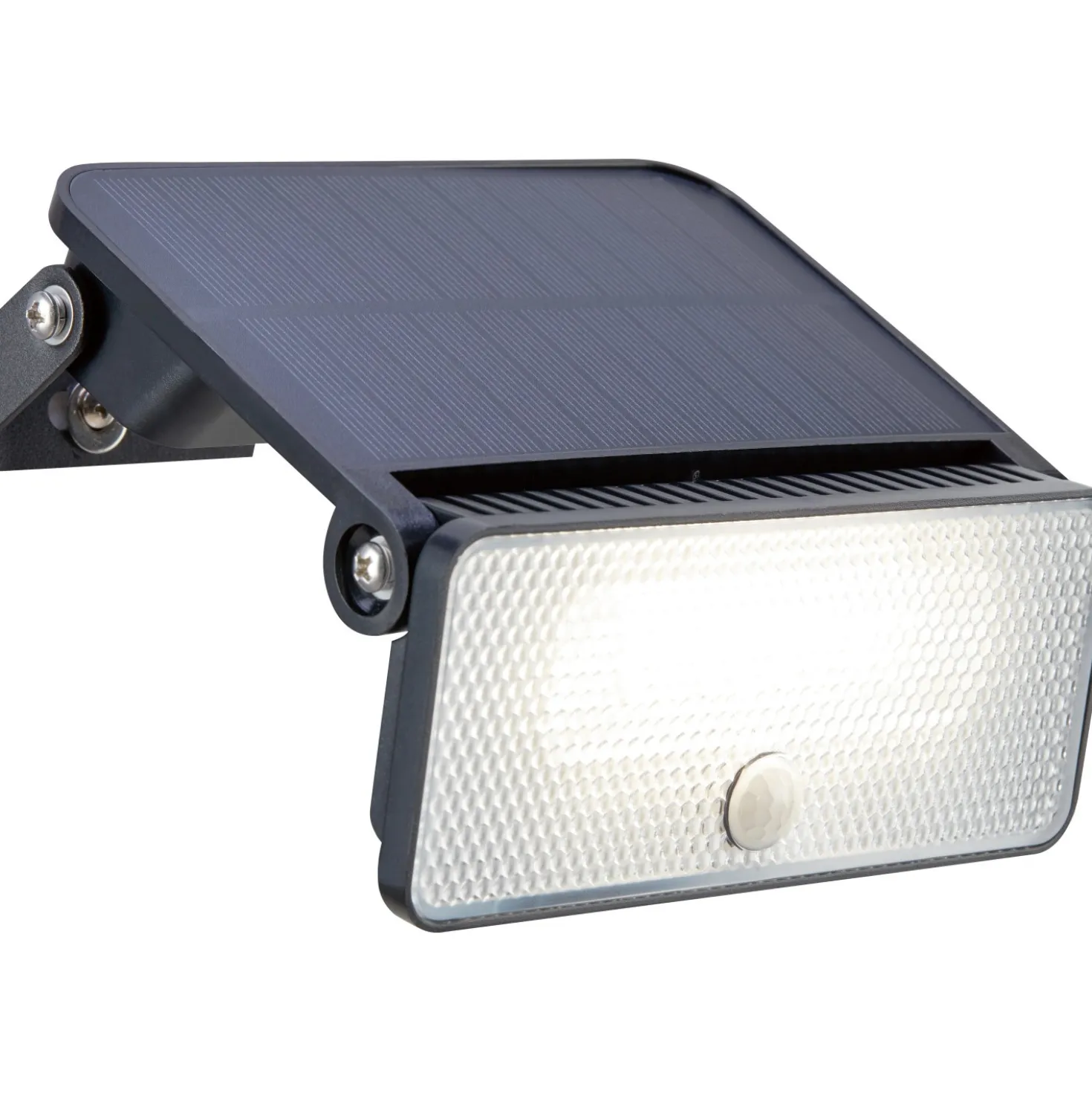 Applique LED Solar con sensore PIR 8 W 1000 lm Nero