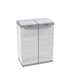 Armadietto 2 ante per differenziata Ecoline 2 Sequoia 110 l 68x39x89 cm