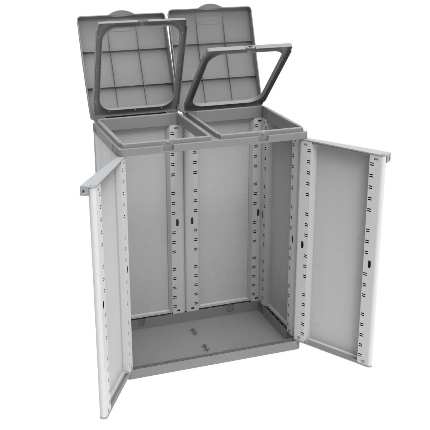 Armadietto 2 ante per differenziata Ecoline 2 Sequoia 110 l 68x39x89 cm
