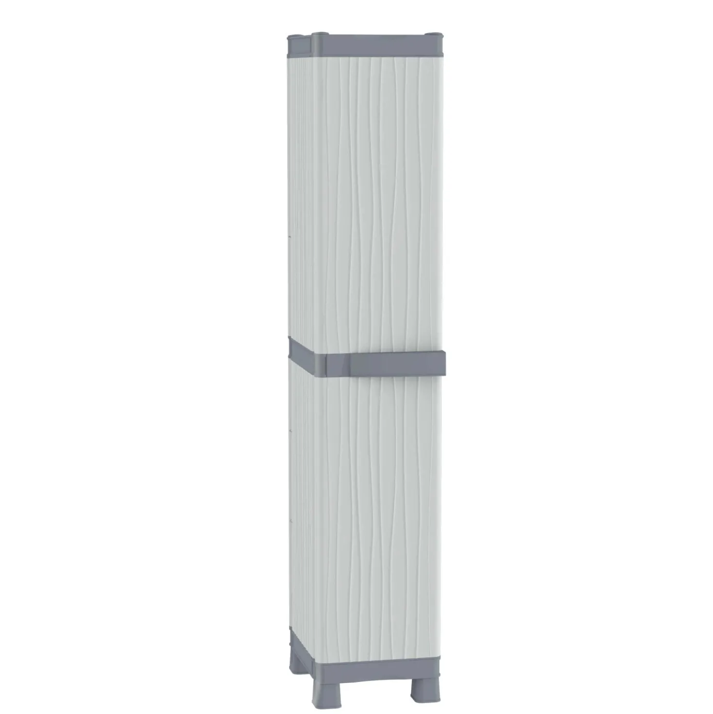 Armadio da esterno alto ad 1 anta con 6 vaschette 35x44x188 cm