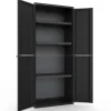 Armadio da esterno alto J Line 2 ante 3 ripiani P 60 kg 163x68x37 cm