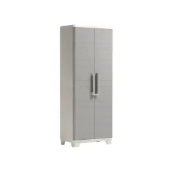 Armadio da esterno alto Linear Wood in plastica portascope P 10 kg 173x68x39 cm