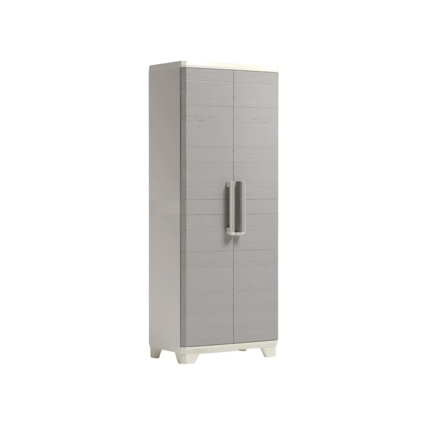 Armadio da esterno alto Linear Wood in plastica portascope P 10 kg 173x68x39 cm