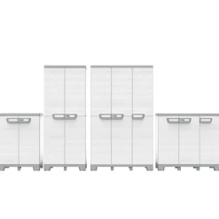 Armadio da esterno alto Sequoia in plastica 102x39x172 cm
