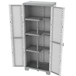 Armadio da esterno alto Sequoia in plastica 68x39x172 cm