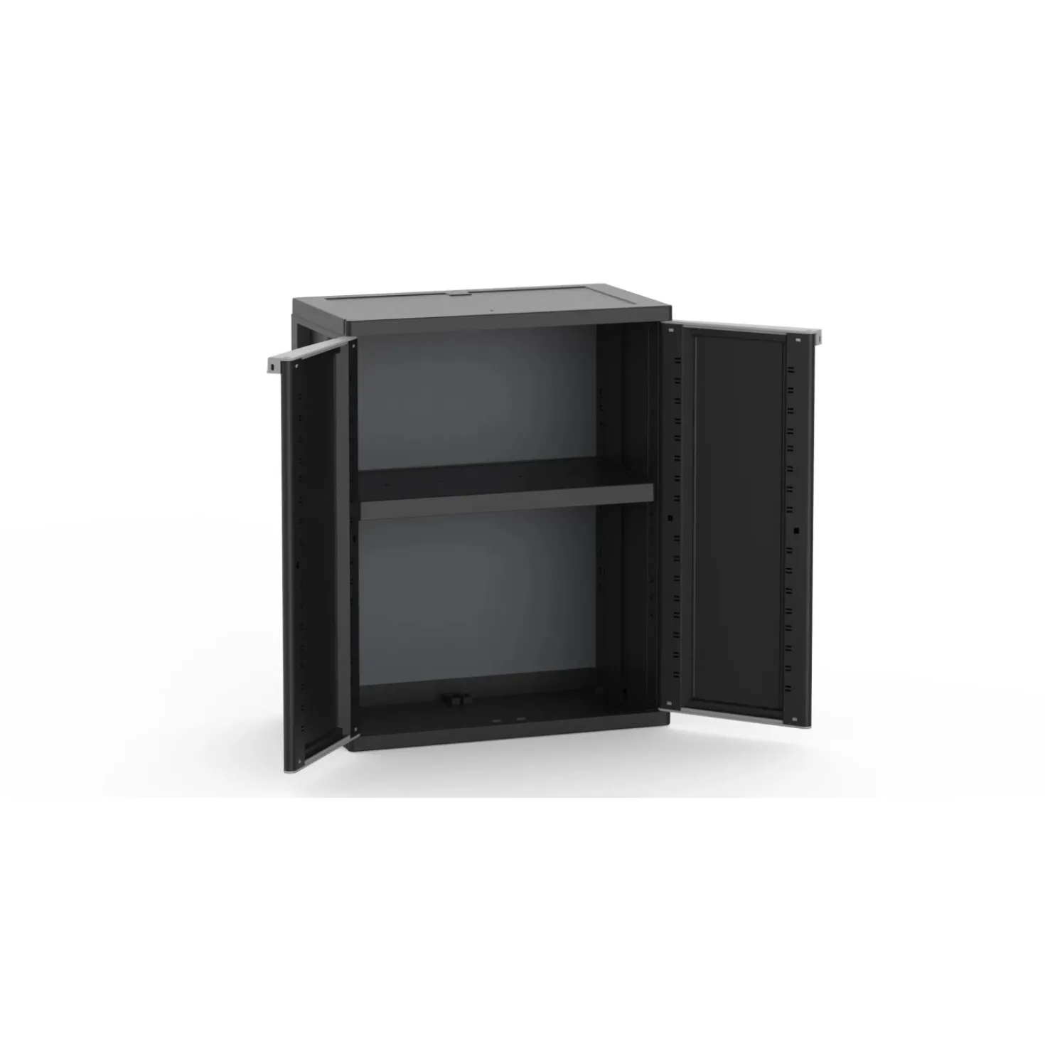 Armadio da esterno basso J Line 2 ante 1 ripiano P 20 kg 85x68x37 cm