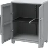 Armadio da esterno basso Transforming 2 in plastica 1 ripiano 78x43,6x101,6 cm