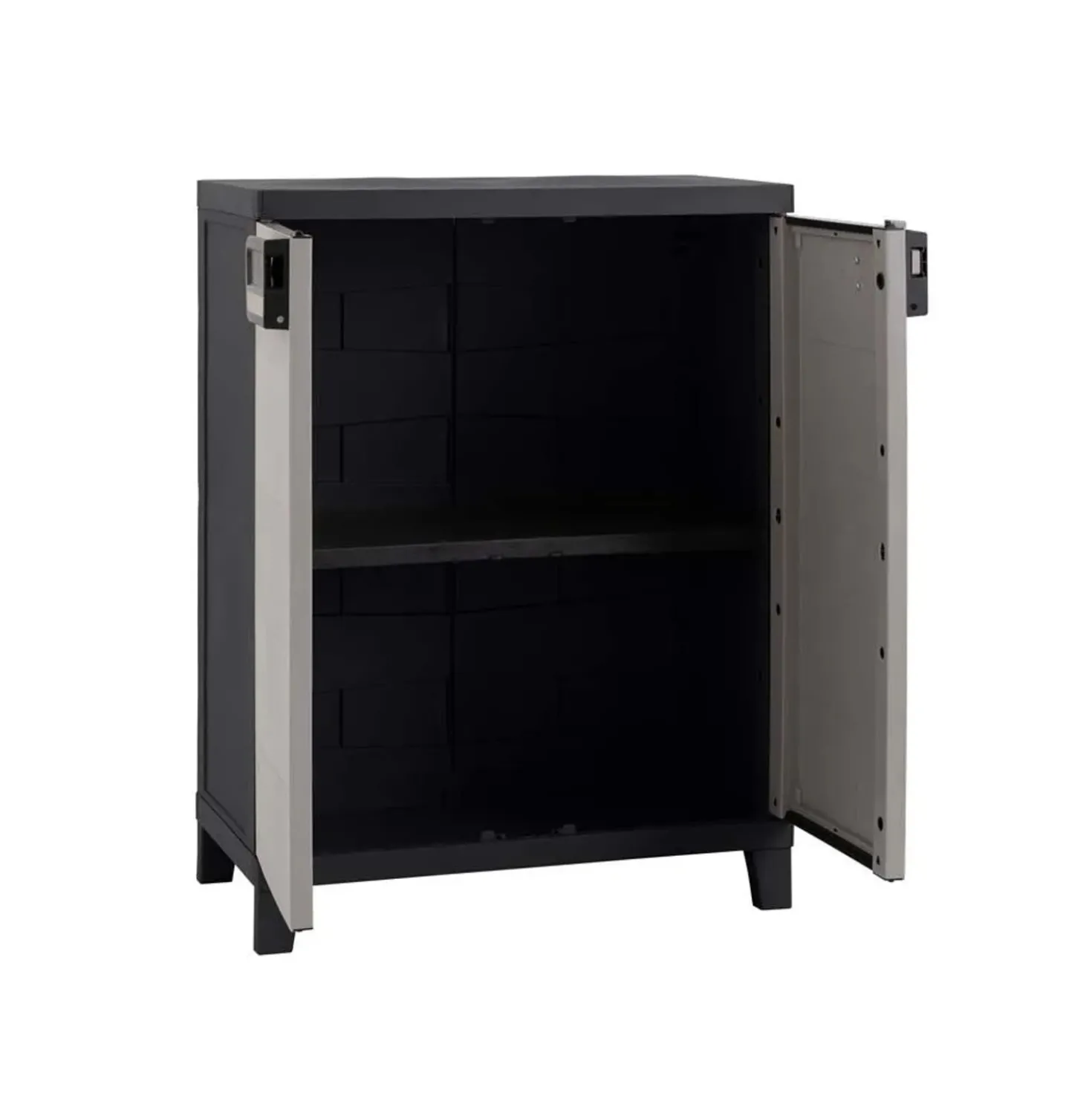 Armadio da esterno basso in plastica 66x40xH88 cm