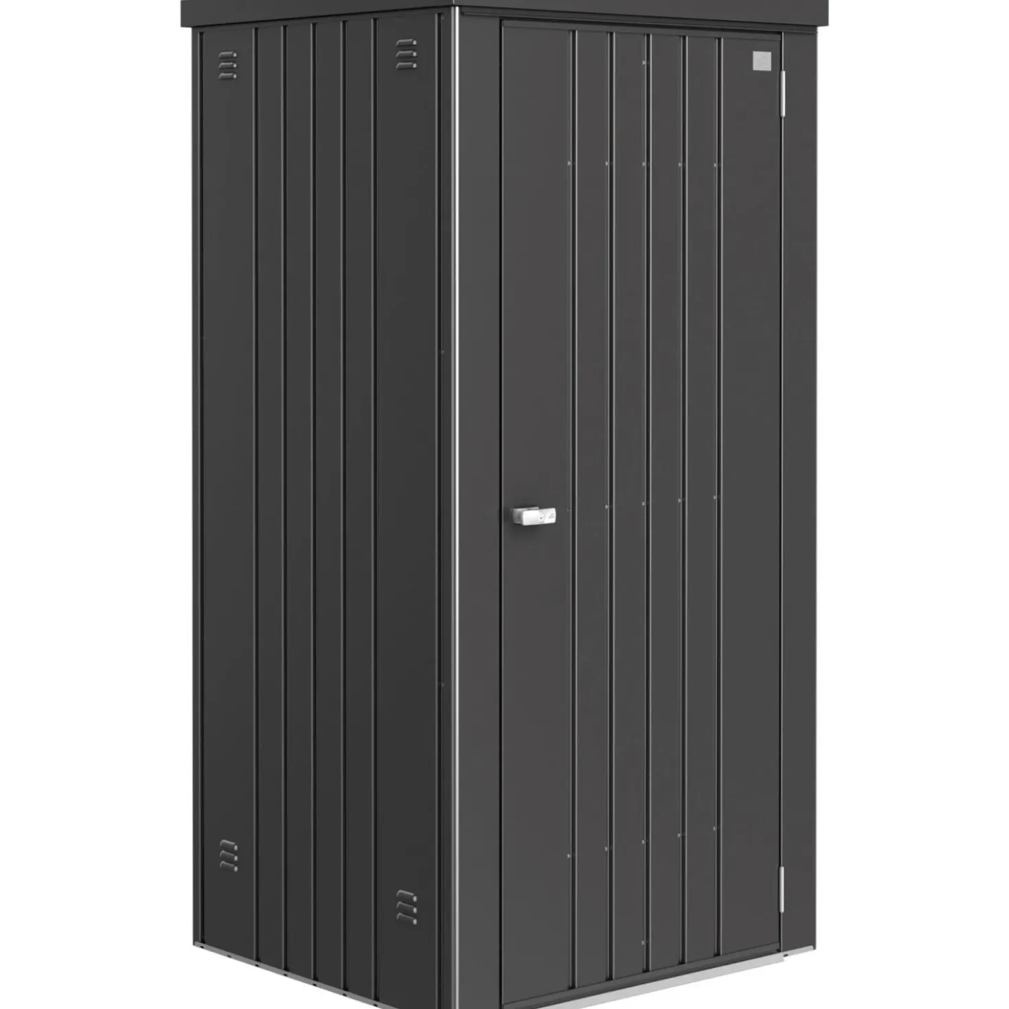 Armadio da esterno Biohort 93x83 cm grigio scuro metallizzato