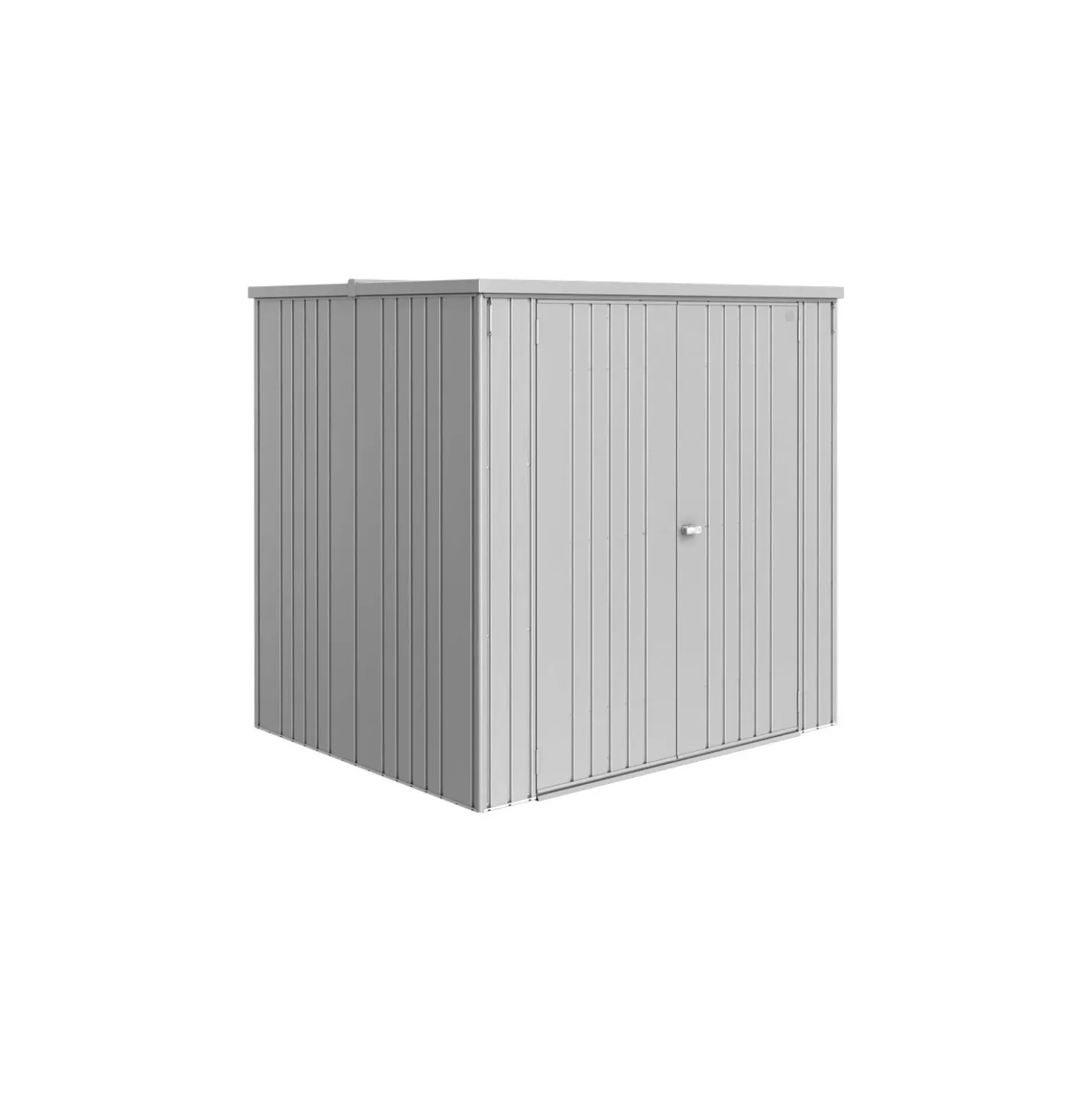Armadio da esterno Biohort L 190 cm argento metallizzato
