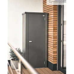 Armadio da esterno Biohort Julia taglia L High grigio scuro metallizzato
