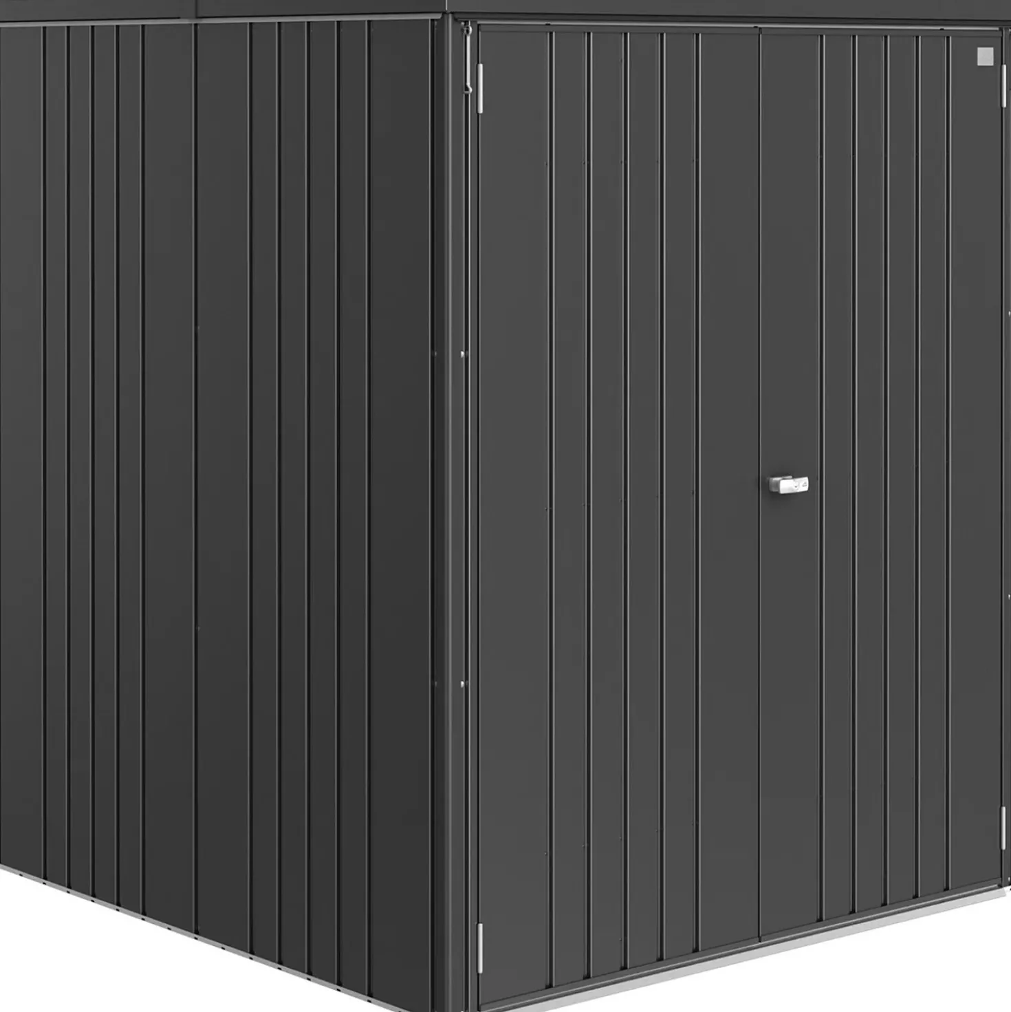 Armadio da esterno Biohort L 150 cm grigio scuro metallizzato