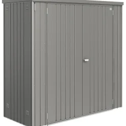 Armadio da esterno Biohort 191x83x183 cm grigio quarzo