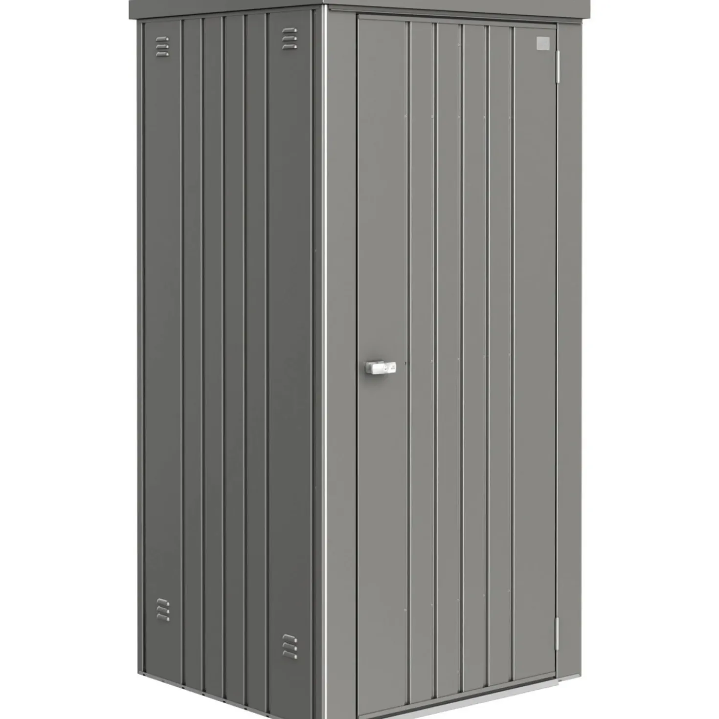Armadio da esterno Biohort 93x83 cm grigio quarzo metallizzato
