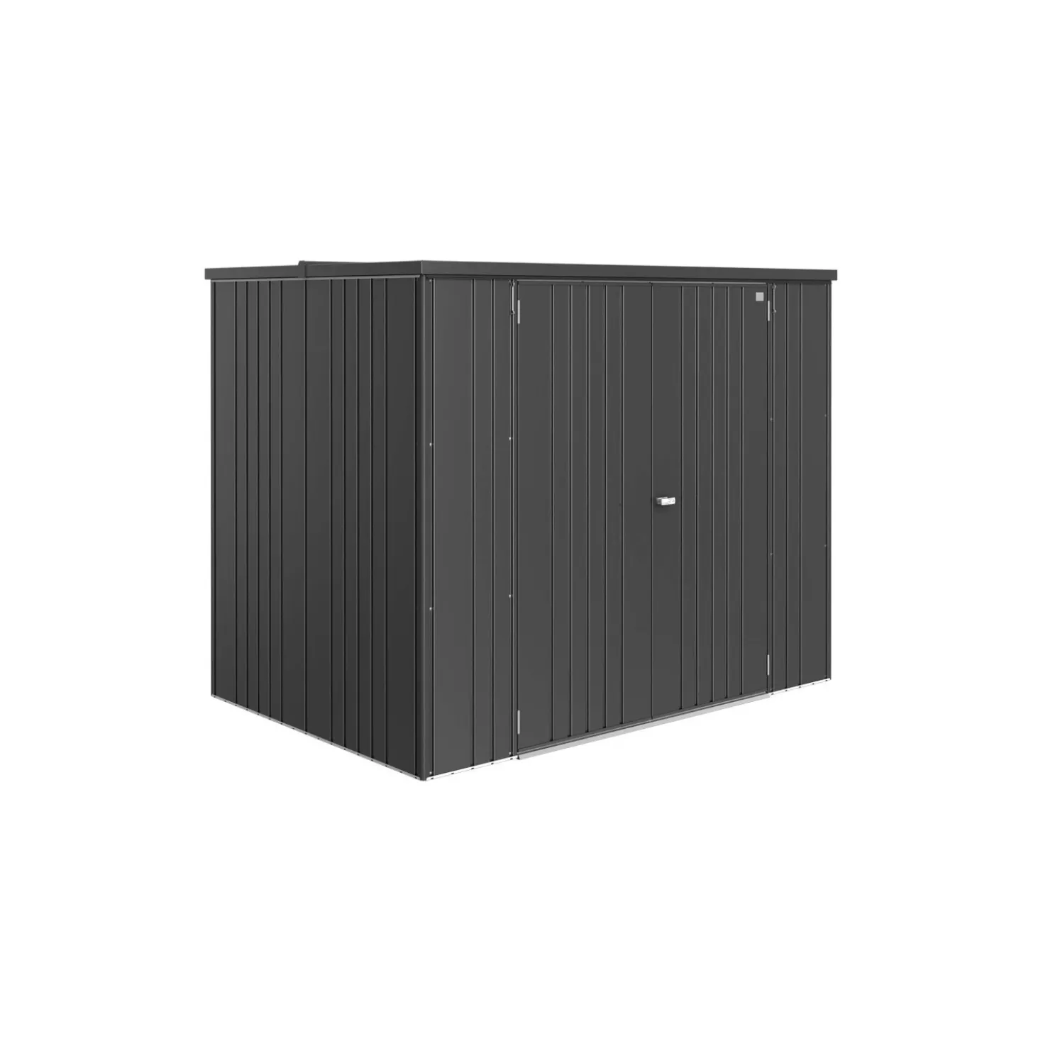 Armadio da esterno Biohort L 230 cm grigio scuro metallizzato
