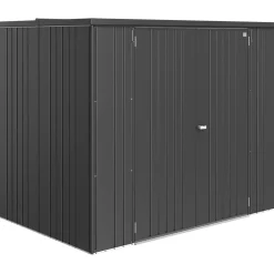 Armadio da esterno Biohort L 230 cm grigio scuro metallizzato