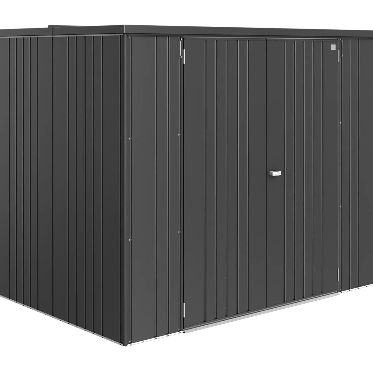 Armadio da esterno Biohort L 230 cm grigio scuro metallizzato