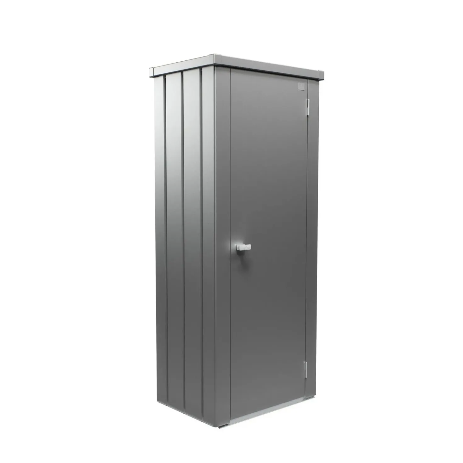 Armadio da esterno Biohort Julia Taglia M High Grigio quarzo metallizzato