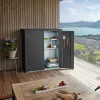 Armadio da esterno Biohort Romeo 140x132x57 cm grigio scuro