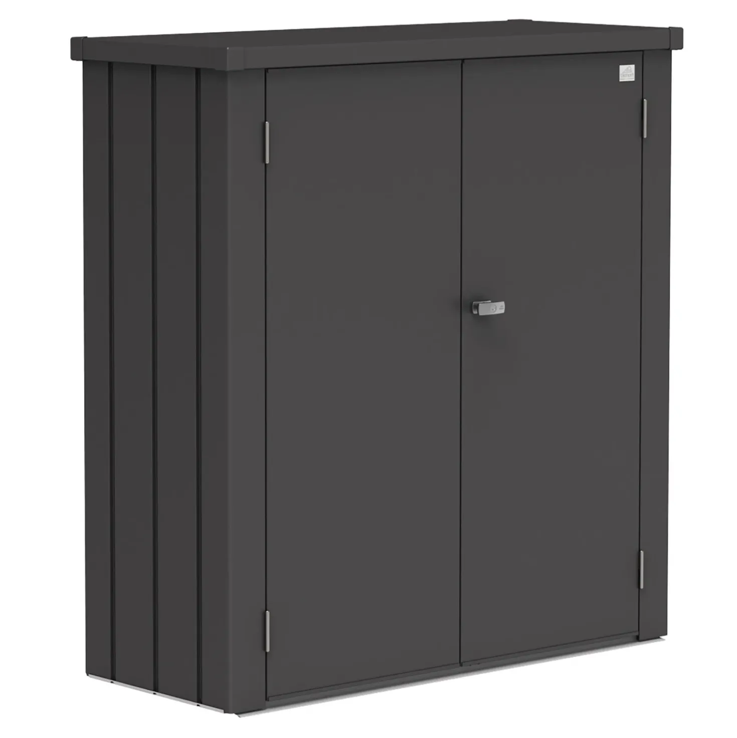 Armadio da esterno Biohort Romeo 140x132x57 cm grigio scuro