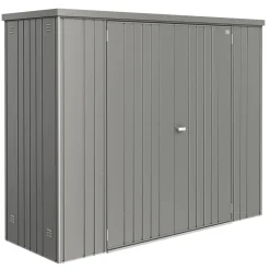 Armadio da esterno Biohort grigio quarzo 227x83x183 cm