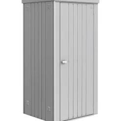 Armadio da esterno Biohort 93x83 cm argento metallizzato