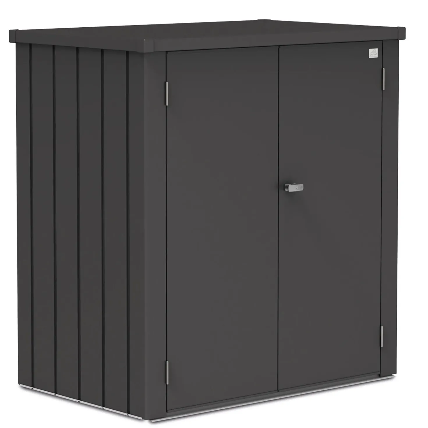 Armadio da esterno Biohort Romeo 140x132x87 cm grigio scuro
