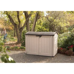 Armadio da esterno porta attrezzi Keter Store it Out Ultra 177x113x134 cm beige