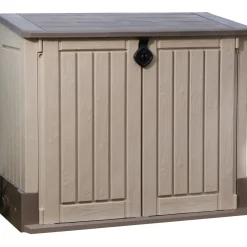 Armadio da esterno porta attrezziKeter Sio Midi 130x74x10 cm beige