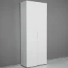Armadio multiuso 5 vani 181x69x36 cm bianco