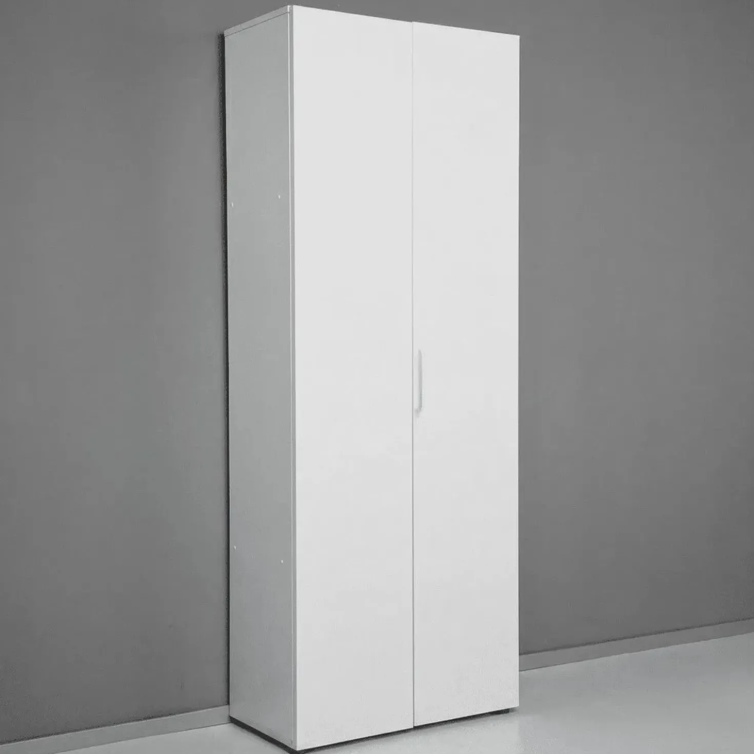 Armadio multiuso 5 vani 181x69x36 cm bianco