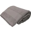 Asciugamano carezze viso 50x100 cm tortora