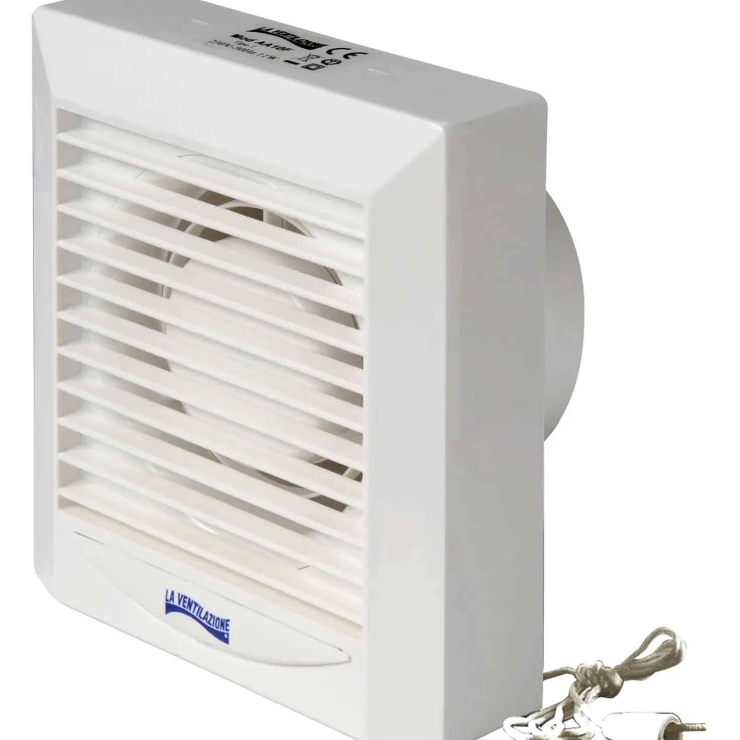 Aspiratore elicoidale con griglia fissa 18 W Ø 120 mm