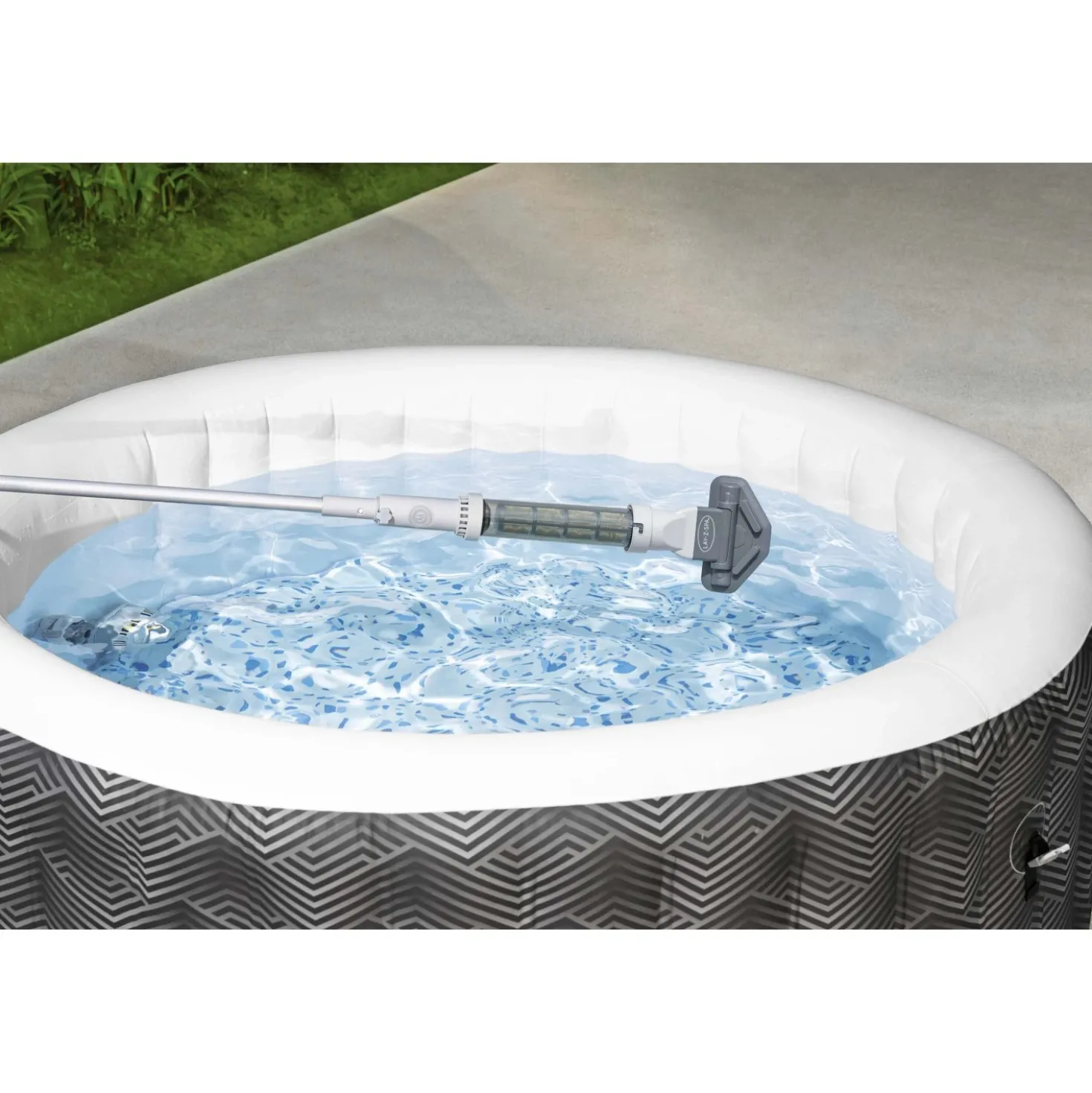 Aspiratore subacqueo ricaricabile cordless Bestway Lay-Z-Spa asta L 155 cm