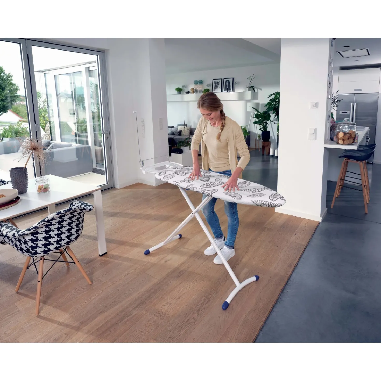 Asse da stiro Air Board Express L MAXX Solid 130x45 cm altezza 76-100 cm
