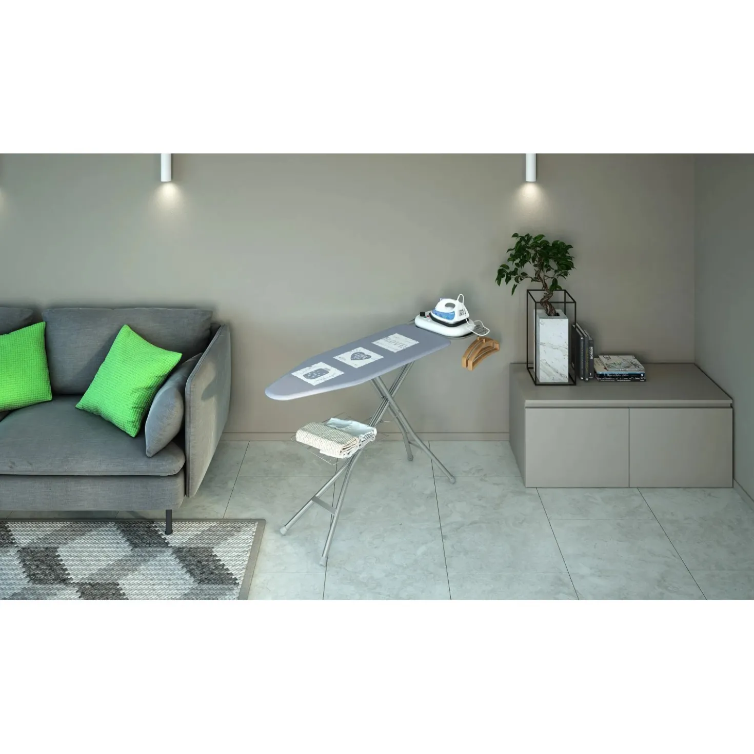 Asse da stiro Colombo Turbo Vapor 120x40 cm