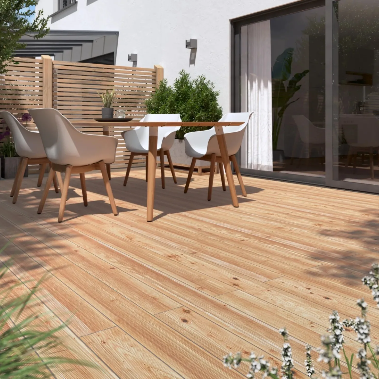 Asse in legno di larice 300x145,x2,8 cm