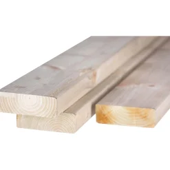 Asse in legno naturale 2x12x390 cm