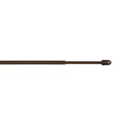 Astina per tenda Berlino a vite tonda 50/70 cm marrone 2 pz