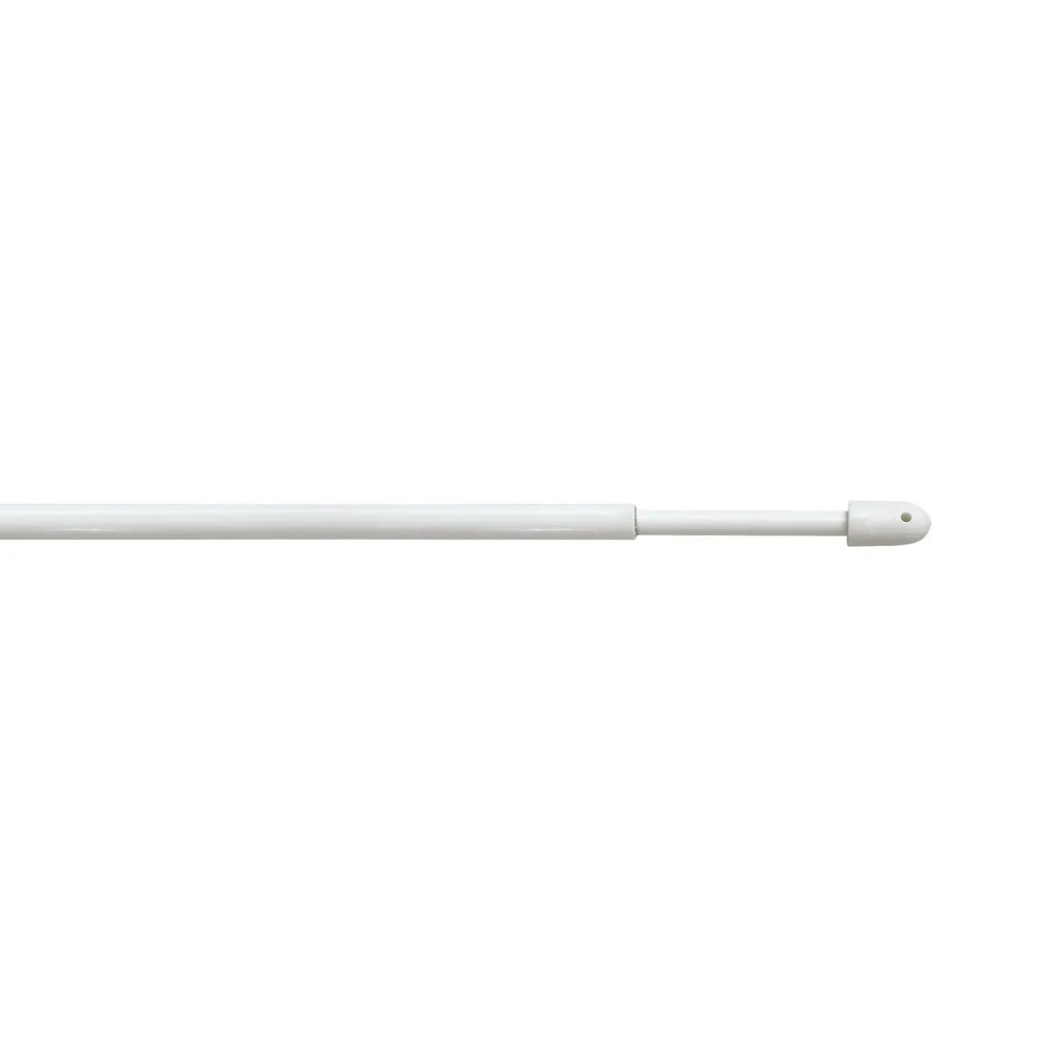 Astina per tenda Berlino a vite tonda 40/60 cm bianco 2pz