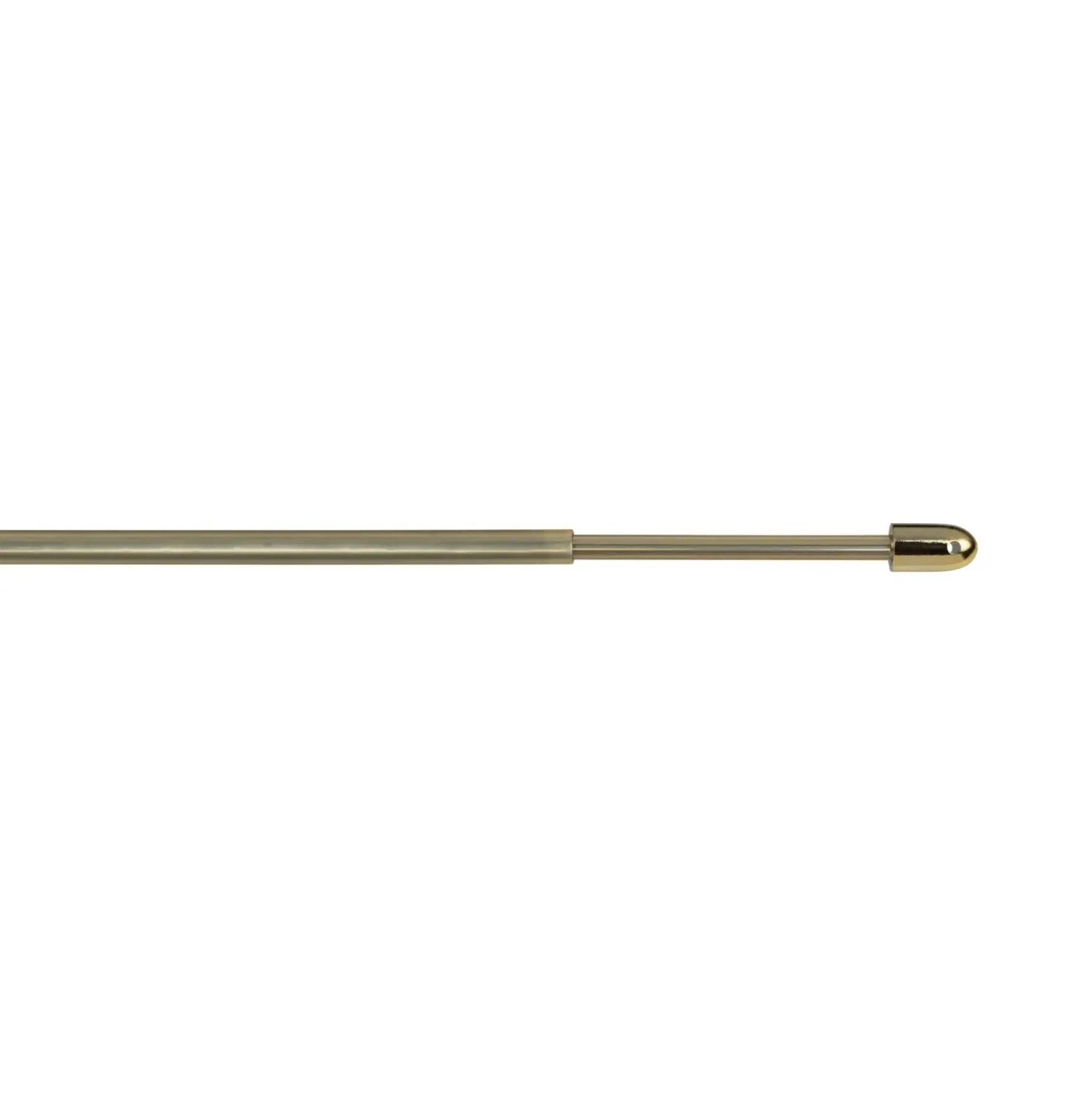 Astina per tenda Berlino a vite tonda 30/50 cm oro 2 pz