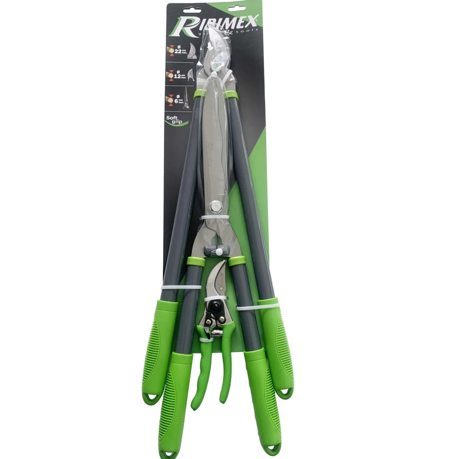 Attrezzi da giardinaggio Ribimex con manico in pvc 3 pz