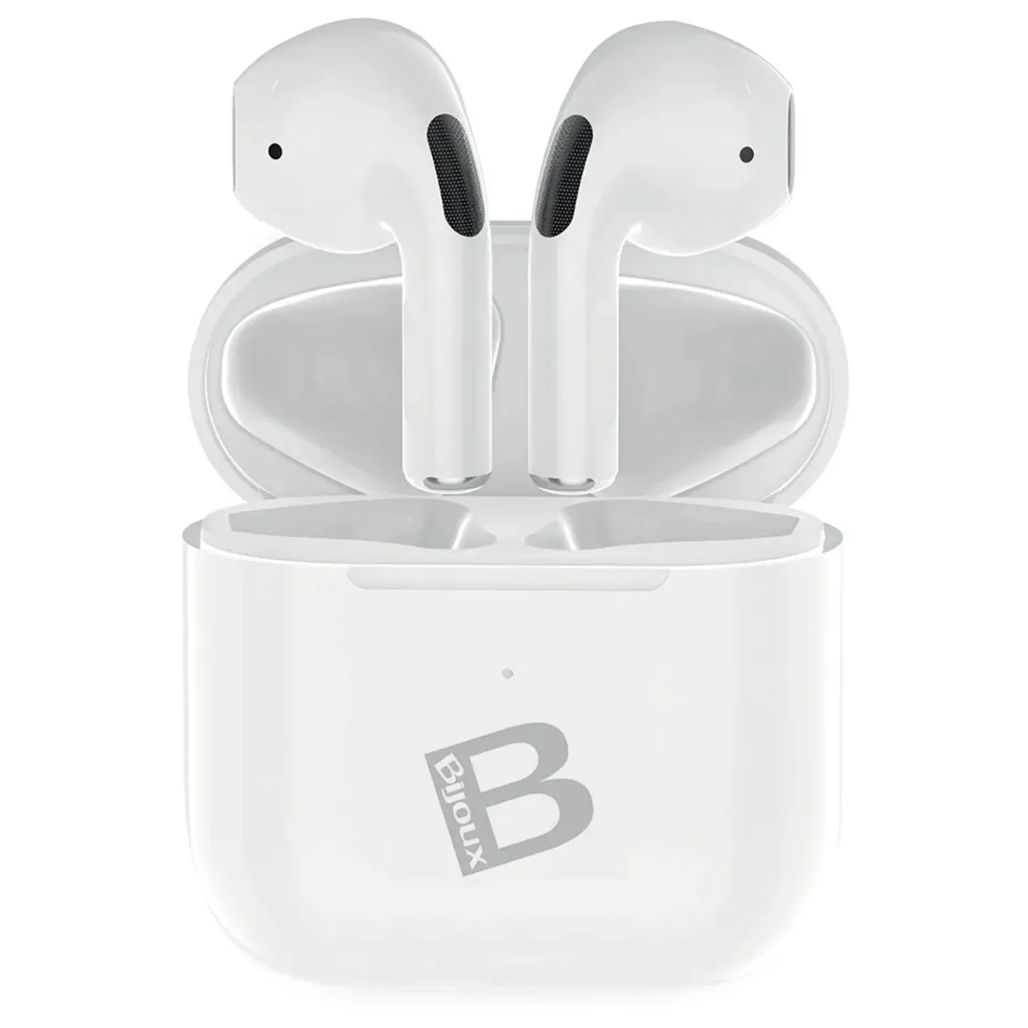 Auricolari Bluetooth con custodia bianco